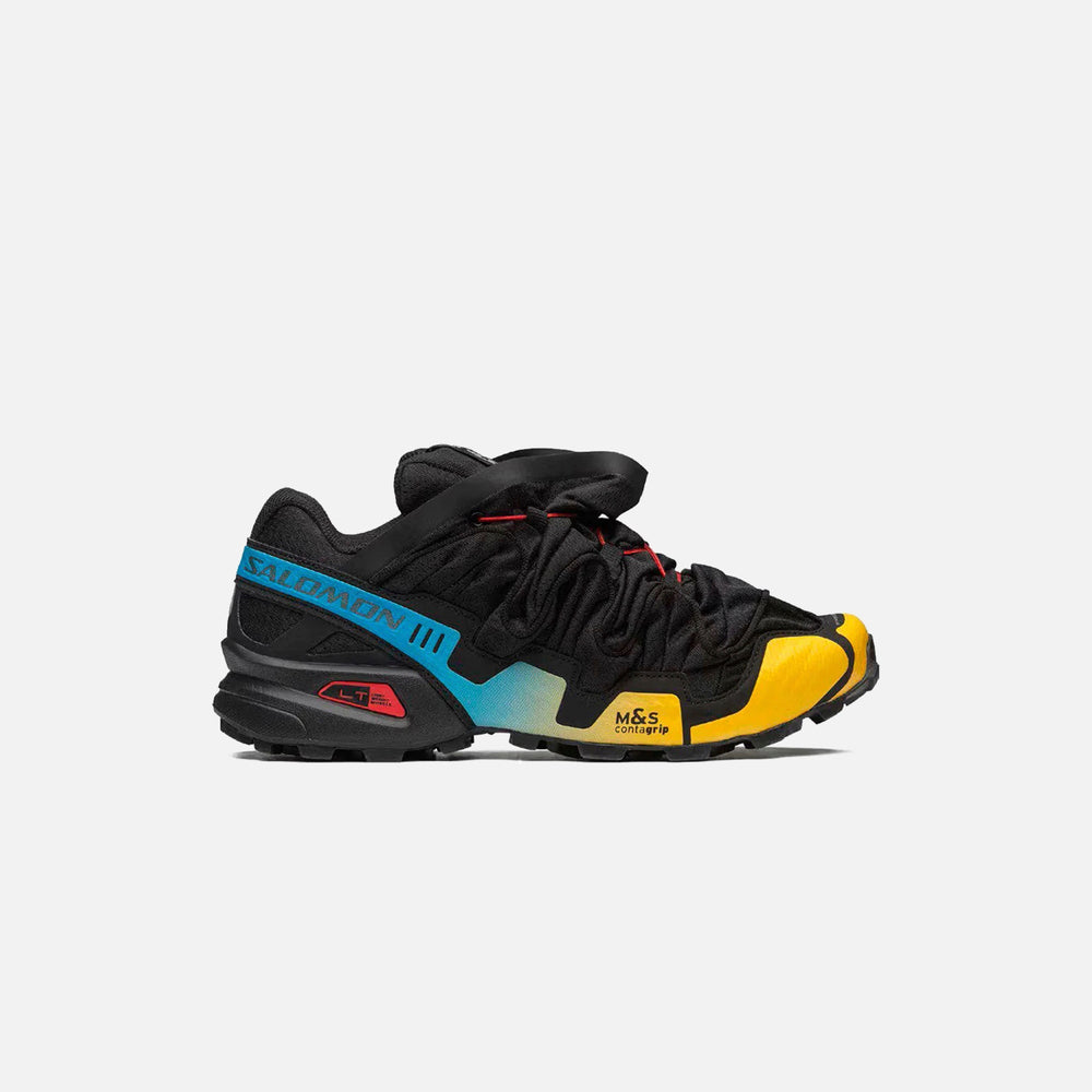 Salomon x Y/Project Speedcross 3 - Black / Lemon/ Transcend Blue | Kith Black / Lemon/ Transcend Blue