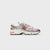 Metallic Silver / Red