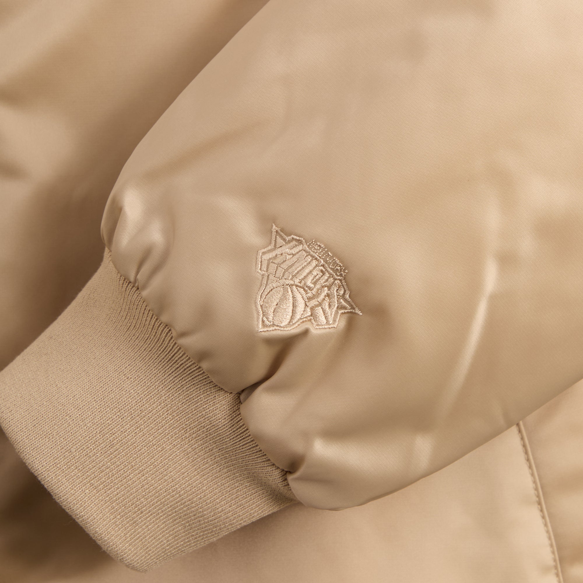 Kith for the New York Knicks Wings Satin Bomber Jacket - Stock | Kith Stock