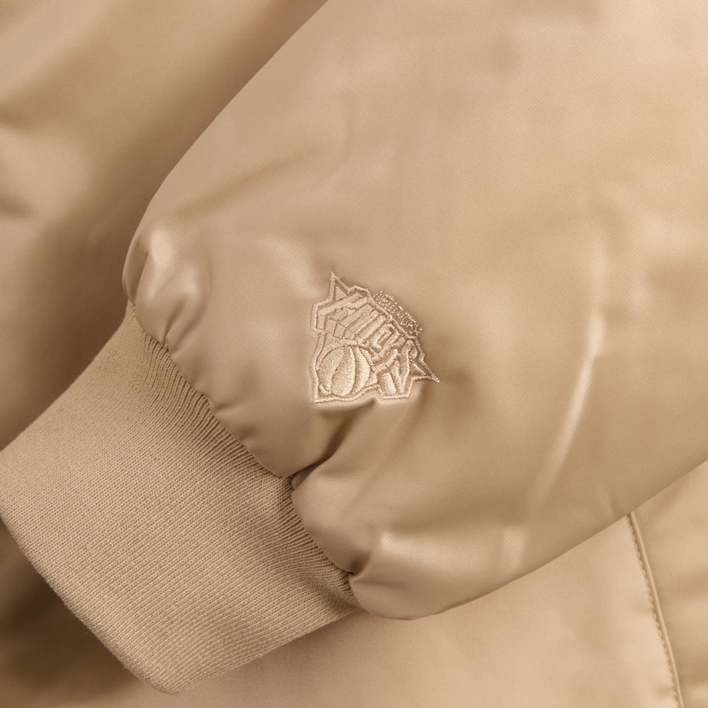 Kith for the New York Knicks Wings Satin Bomber Jacket - Stock | Kith Stock