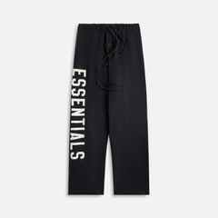 Essential Heavy Fleece Relaxed Sweatpant - Black | Kith Black