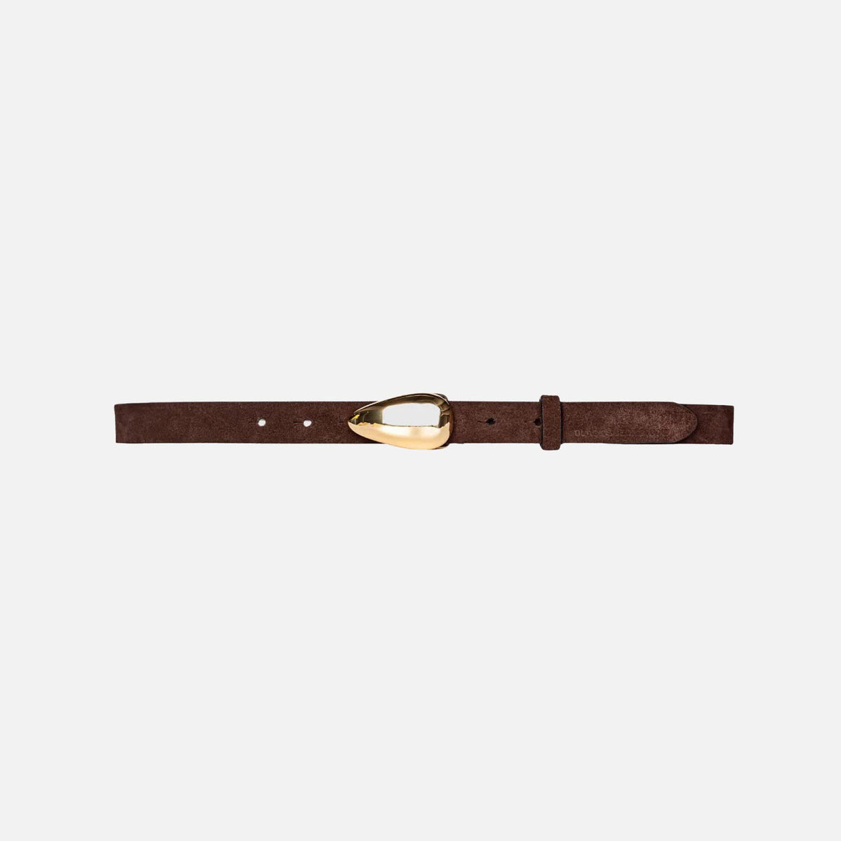 Black Suede Studio Bean Belt - Brown Suede | Kith Brown Suede