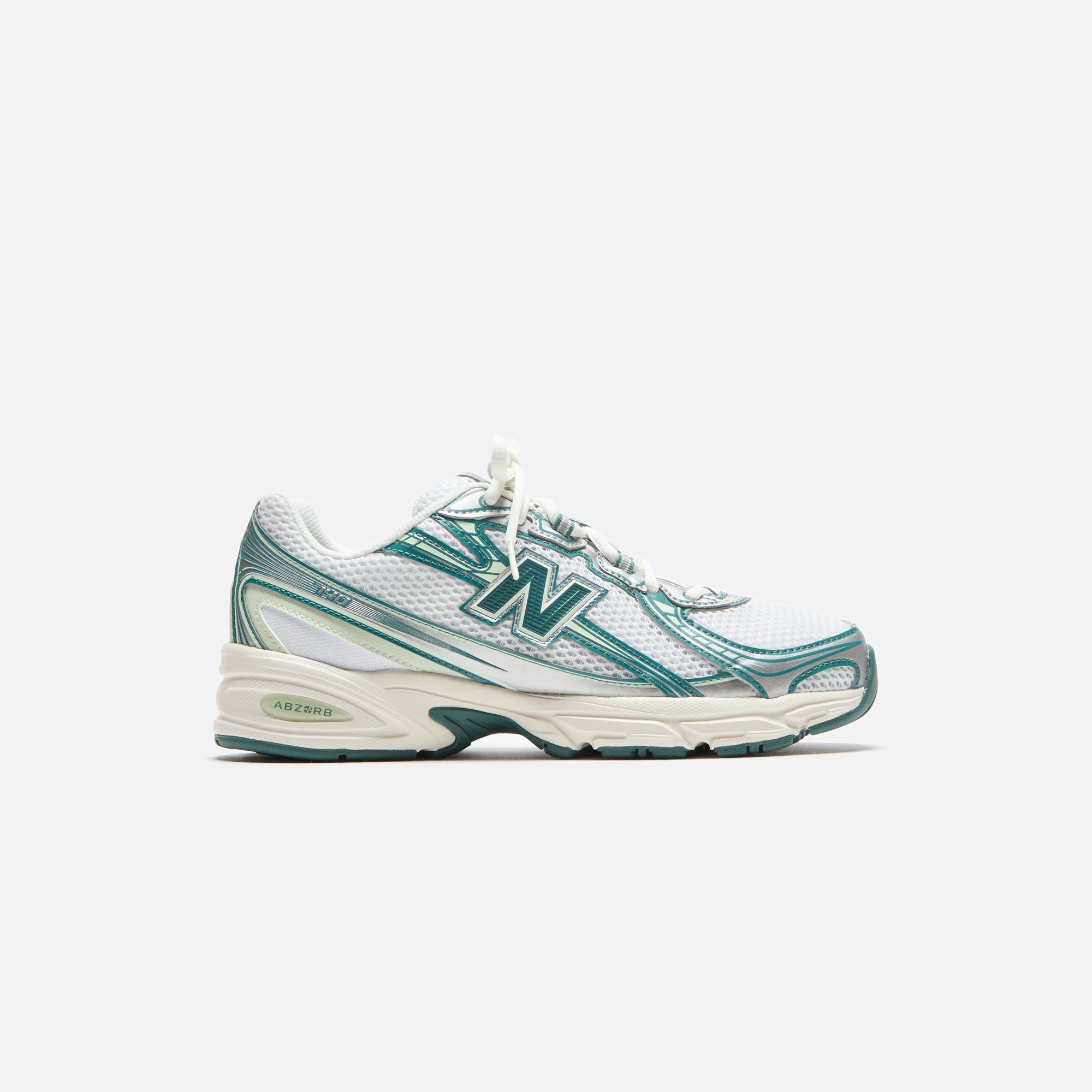 New Balance 740 - White / Marsh Green / Sea Salt | Kith White / Marsh Green / Sea Salt