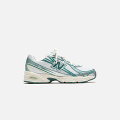 New Balance 740 - White / Marsh Green / Sea Salt | Kith White / Marsh Green / Sea Salt
