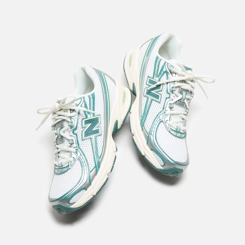 New Balance 740 - White / Marsh Green / Sea Salt | Kith White / Marsh Green / Sea Salt
