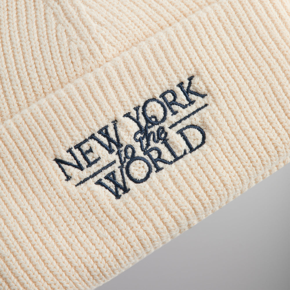Kith NY to the World Mia Beanie - Sandrift | Kith Sandrift