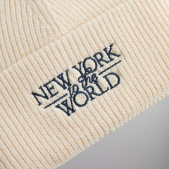 Kith NY to the World Mia Beanie - Sandrift | Kith Sandrift