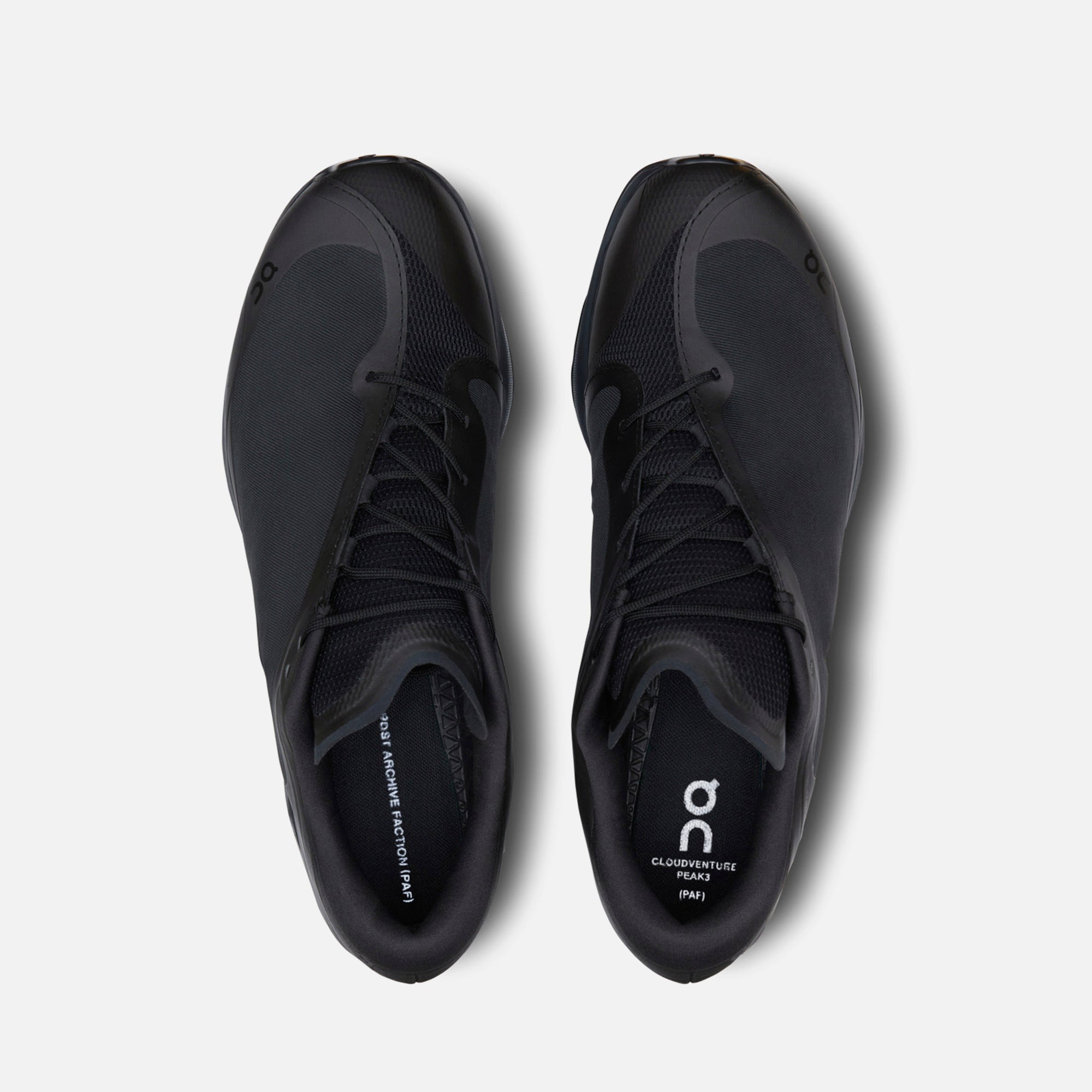 On Running x Post Archive Faction WMNS Cloudventure Peak - All Black | Kith All Black