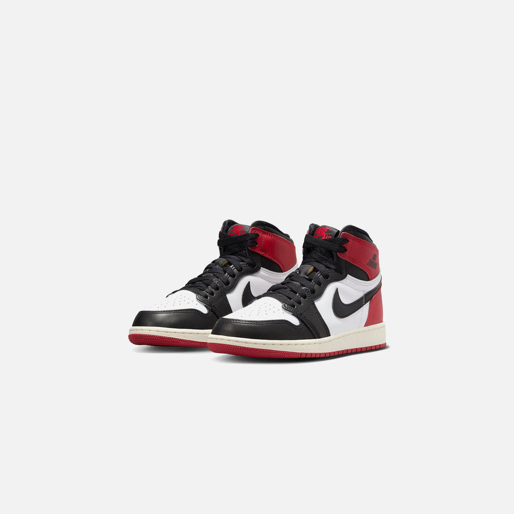 Jordan GS Air Jordan 1 Retro High OG - Black / Black / Varsity Red / W | Kith Black / Black / Varsity Red / White