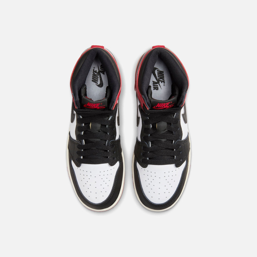 Jordan GS Air Jordan 1 Retro High OG - Black / Black / Varsity Red / W | Kith Black / Black / Varsity Red / White