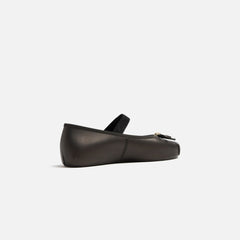 Melissa Mini Sophie Ballet Flat - Metallic Black | Kith Metallic Black
