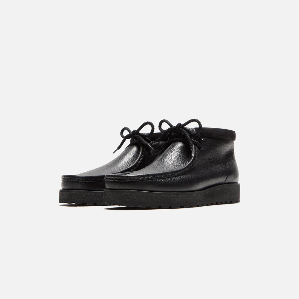 Clarks Wallabee Scout - Black Leather | Kith Black Leather