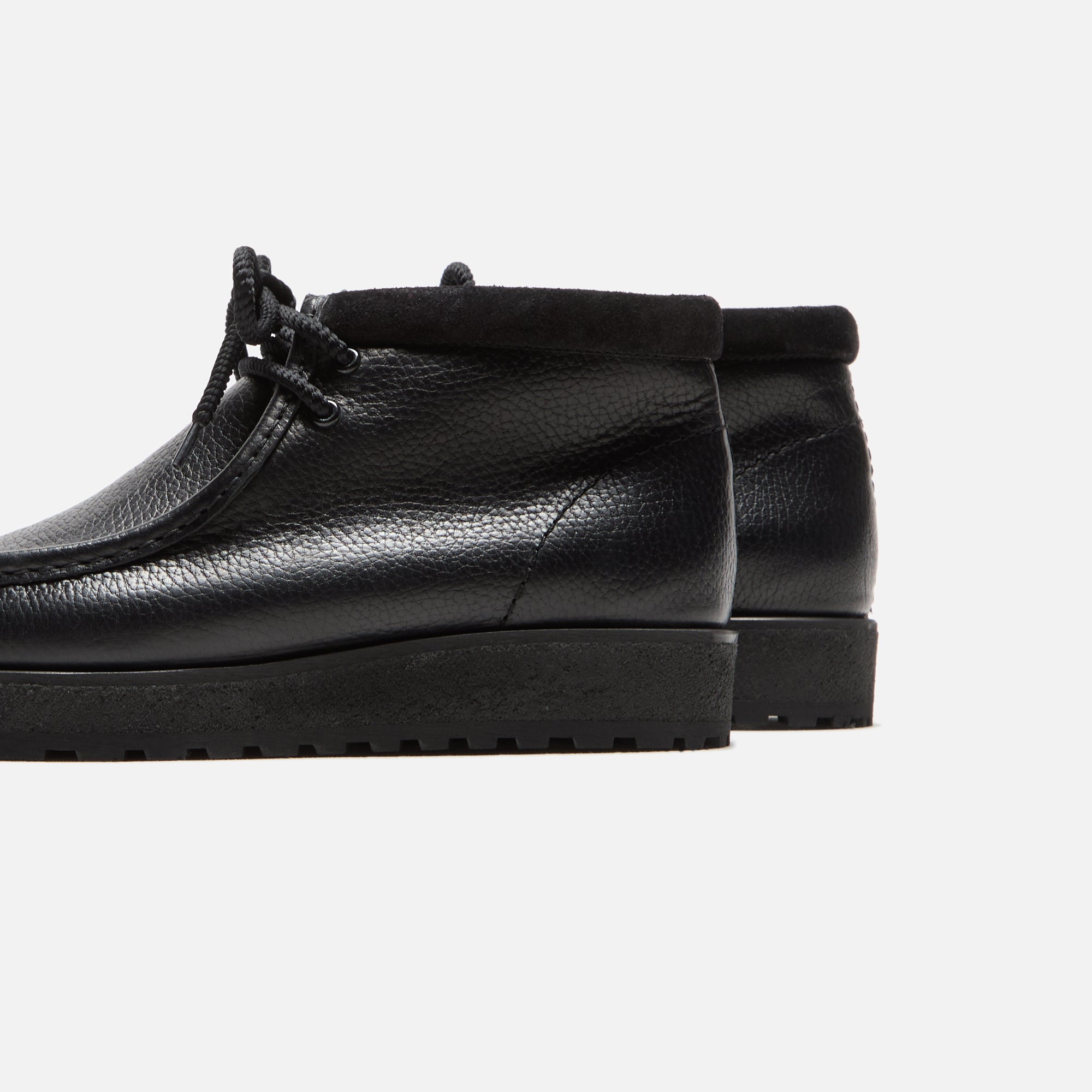 Clarks Wallabee Scout - Black Leather | Kith Black Leather