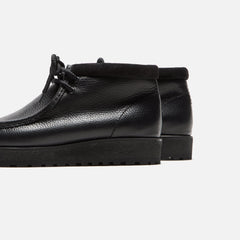 Clarks Wallabee Scout - Black Leather | Kith Black Leather