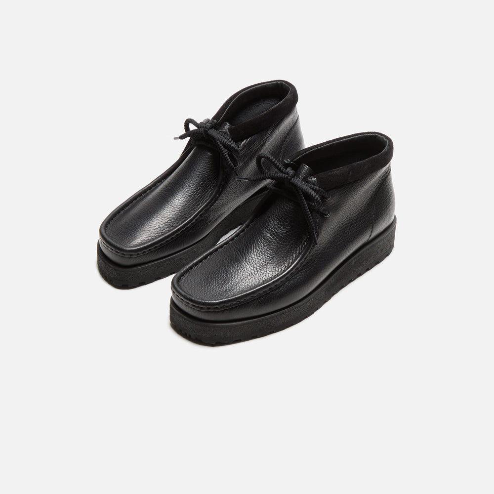 Clarks Wallabee Scout - Black Leather | Kith Black Leather