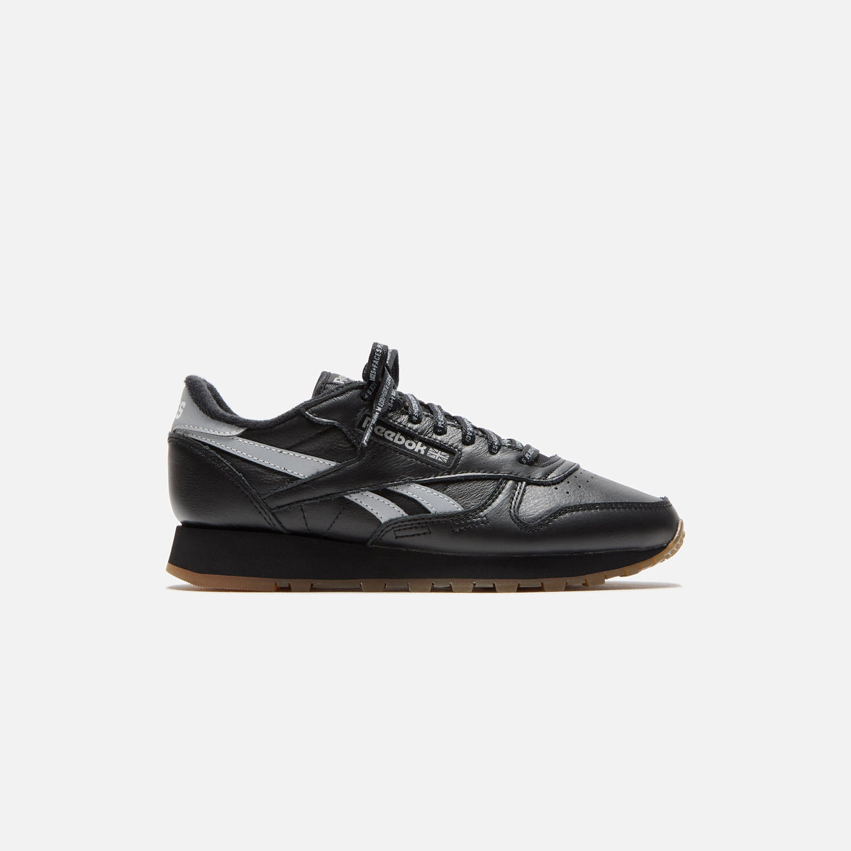 Reebok x Place+Faces Classic Leather - Black / Silver | Kith Black / Silver