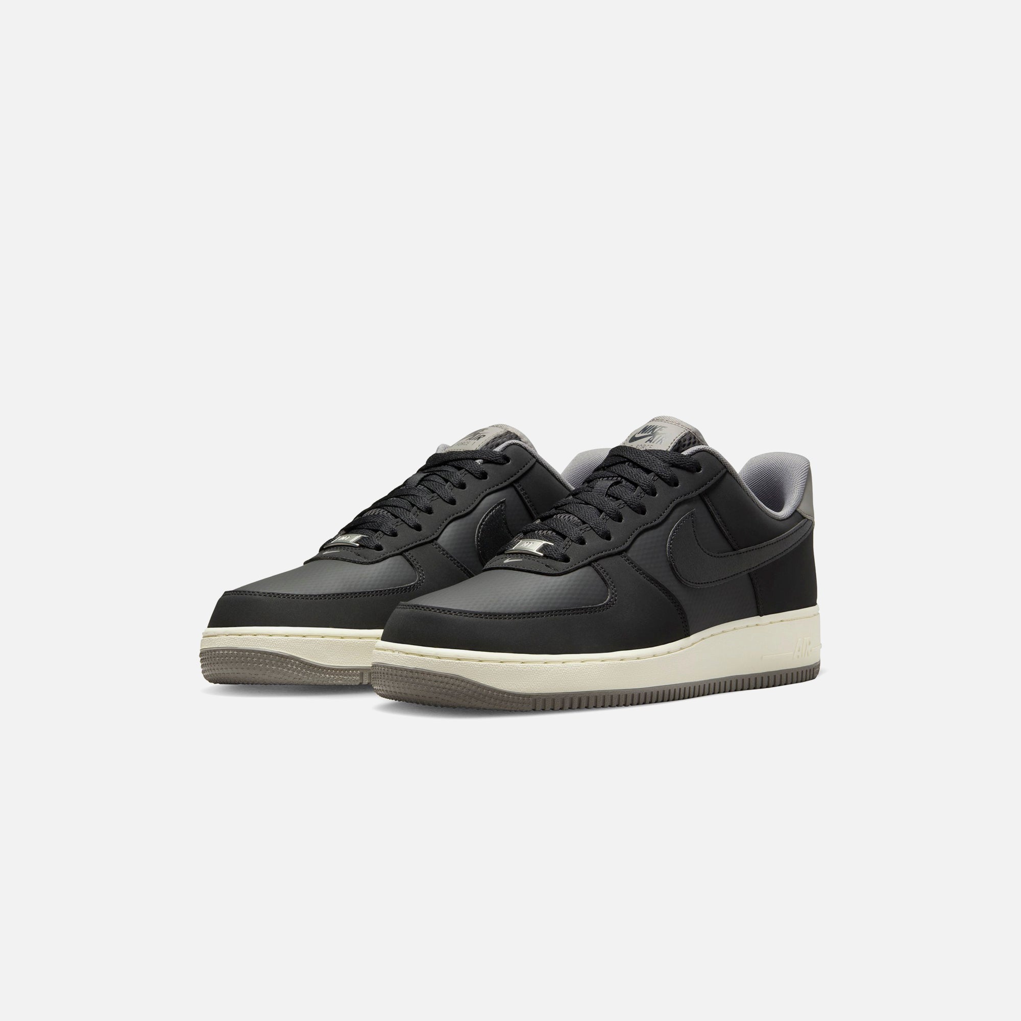 Nike Air Force 1 '07 LV8 - Black / Flat Pewter / Coconut Milk | Kith Black / Flat Pewter / Coconut Milk
