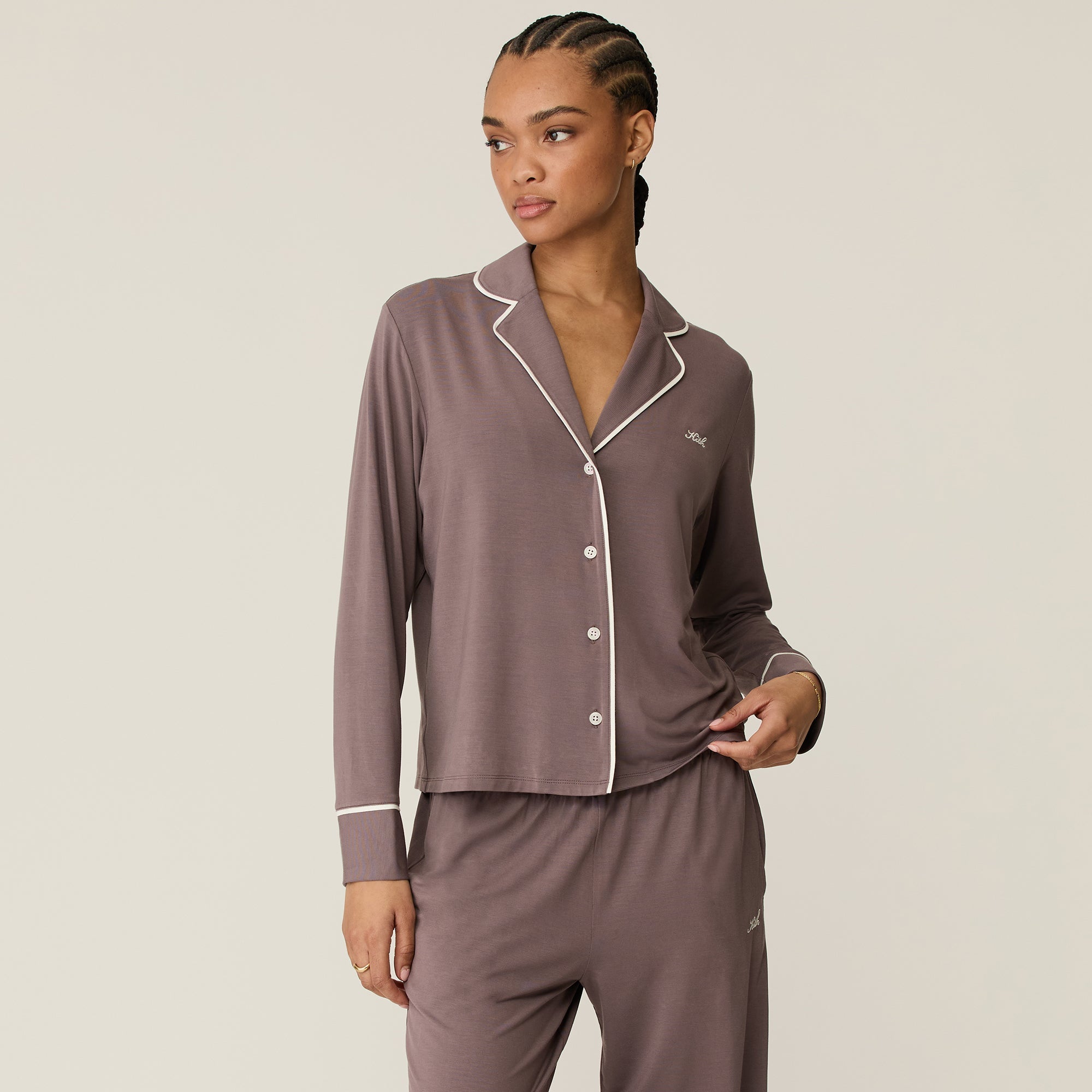 Kith Women Pajama Set - Aubergine | Kith Aubergine
