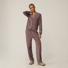 Kith Women Pajama Set - Aubergine | Kith Aubergine