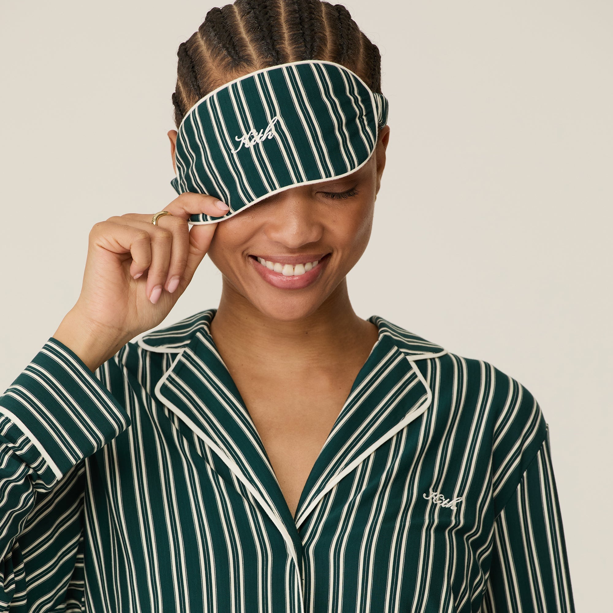 Kith Women Striped Pajama Set - Chronicle | Kith Chronicle