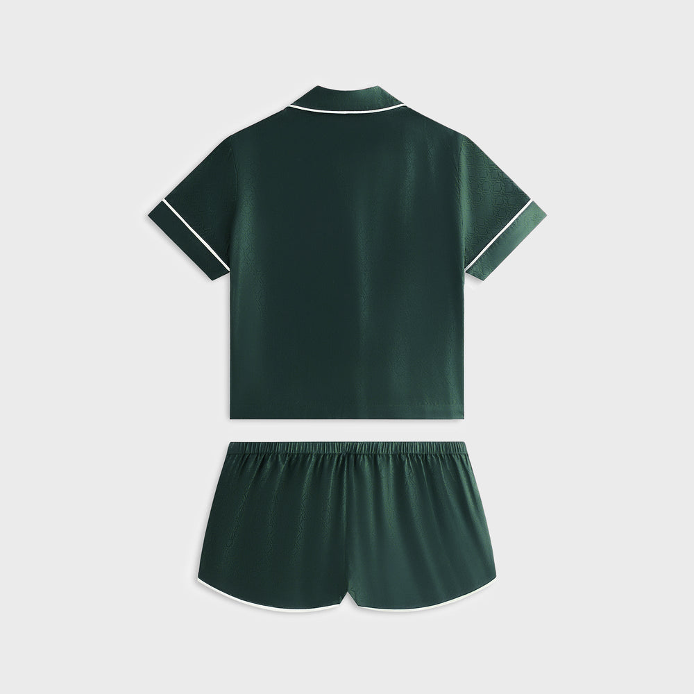 Kith Women Crest Monogram Pajama Set - Stadium | Kith Stadium