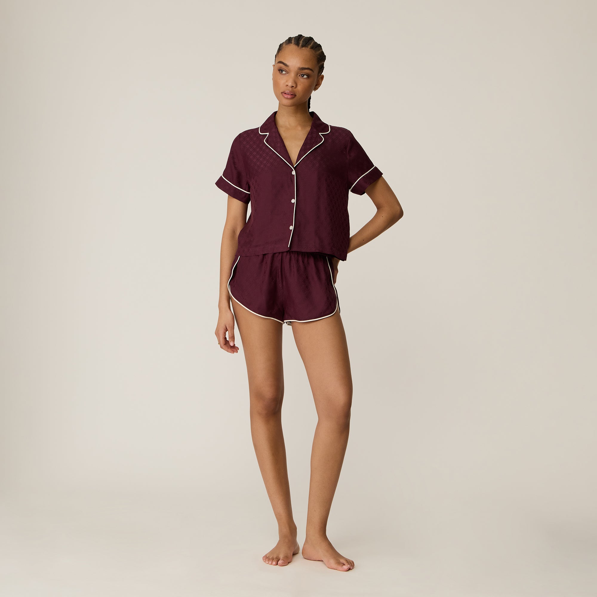 Kith Women Crest Monogram Pajama Set - Essence | Kith Essence