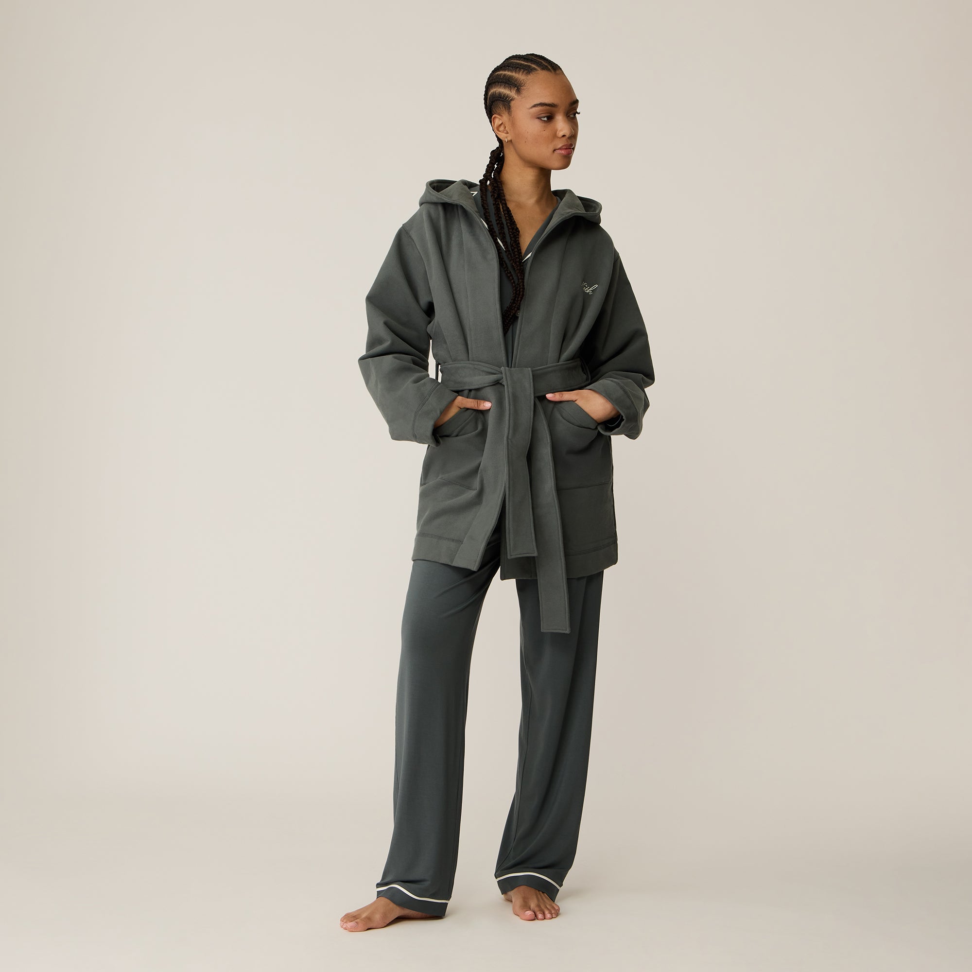 Kith Women Hooded Robe - Machine | Kith Machine