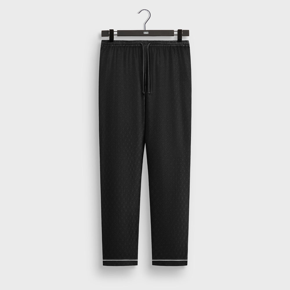 Kith Crest Monogram Pajama Set - Black | Kith Black