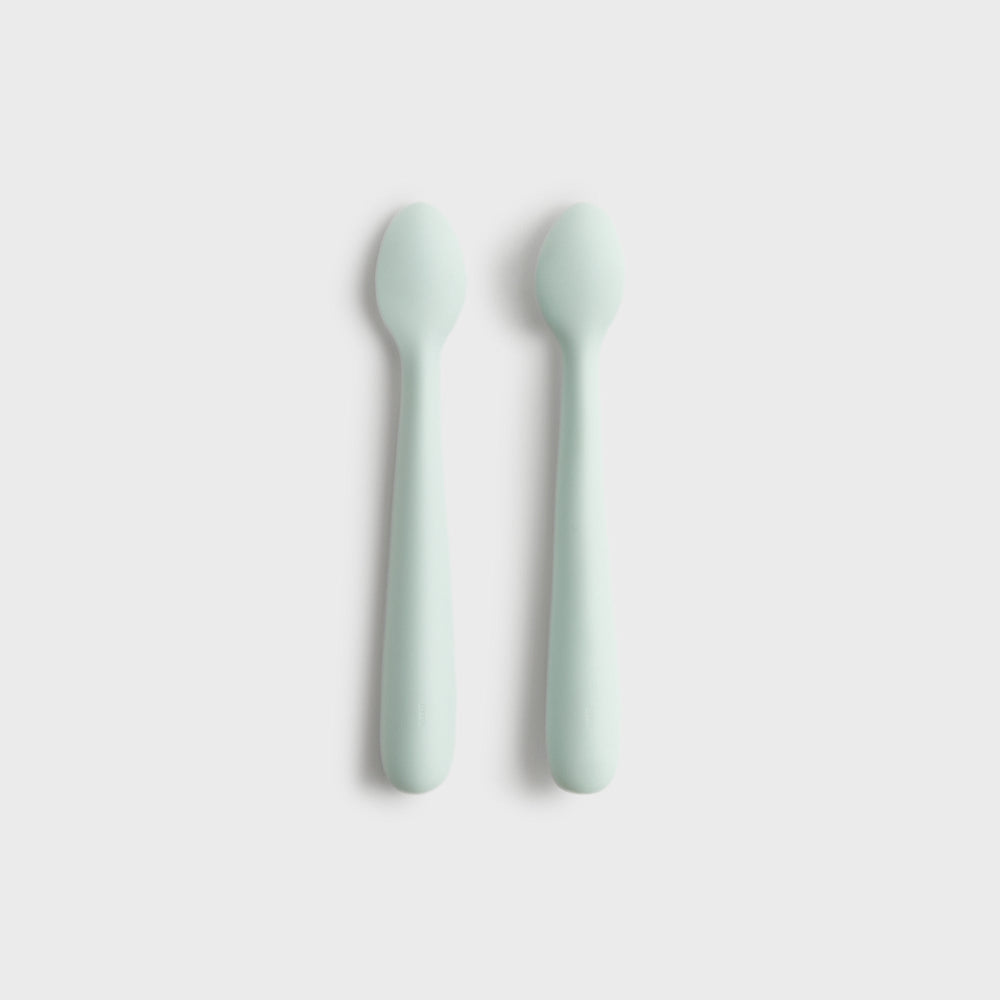 Kith Kids for Mushie Silicone Feeding Spoon 2 Pack - Helium | Kith Helium