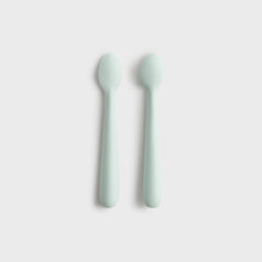 Kith Kids for Mushie Silicone Feeding Spoon 2 Pack - Helium | Kith Helium