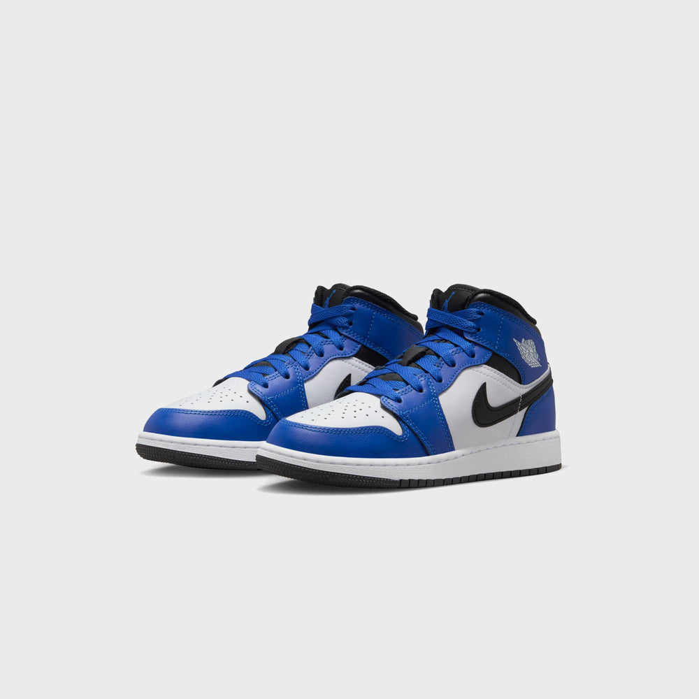 Jordan GS Air Jordan 1 Mid - Game Royal / Black / White | Kith Game Royal / Black / White