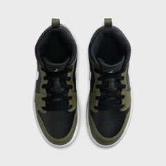 Jordan PS Air Jordan 1 Mid - Black / Medium Olive | Kith Black / Medium Olive
