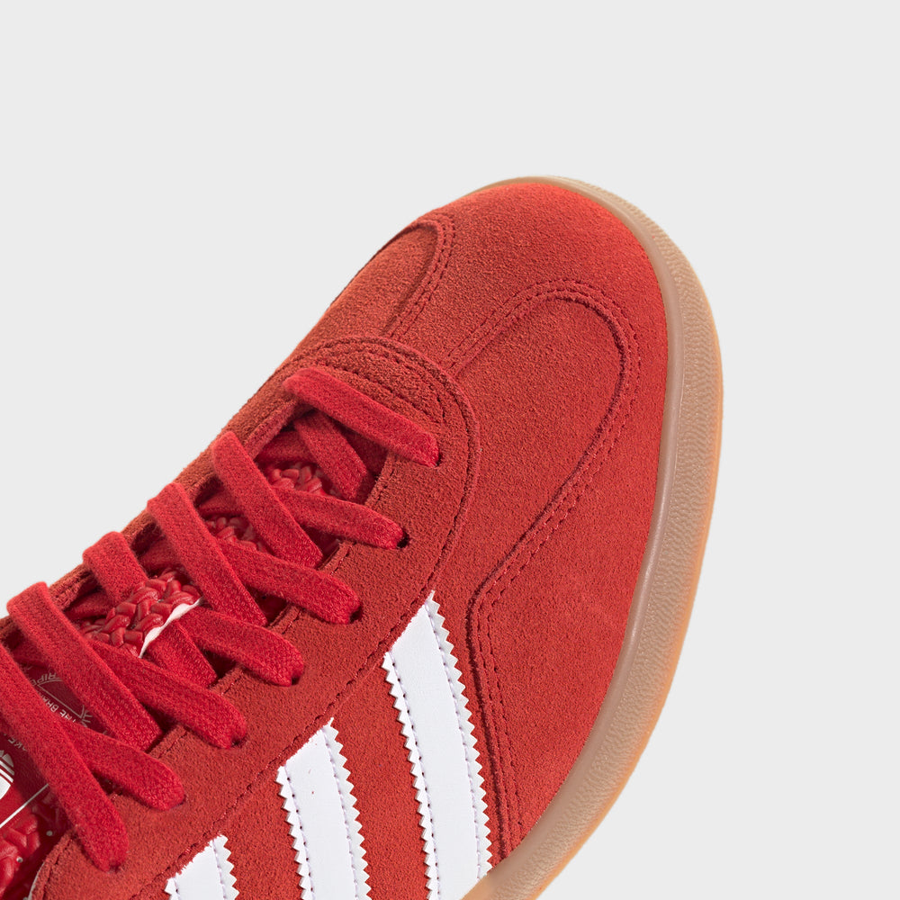 adidas Gazelle Indoor - Better Scarlet / Cloud White / Gum | Kith Better Scarlet / Cloud White / Gum