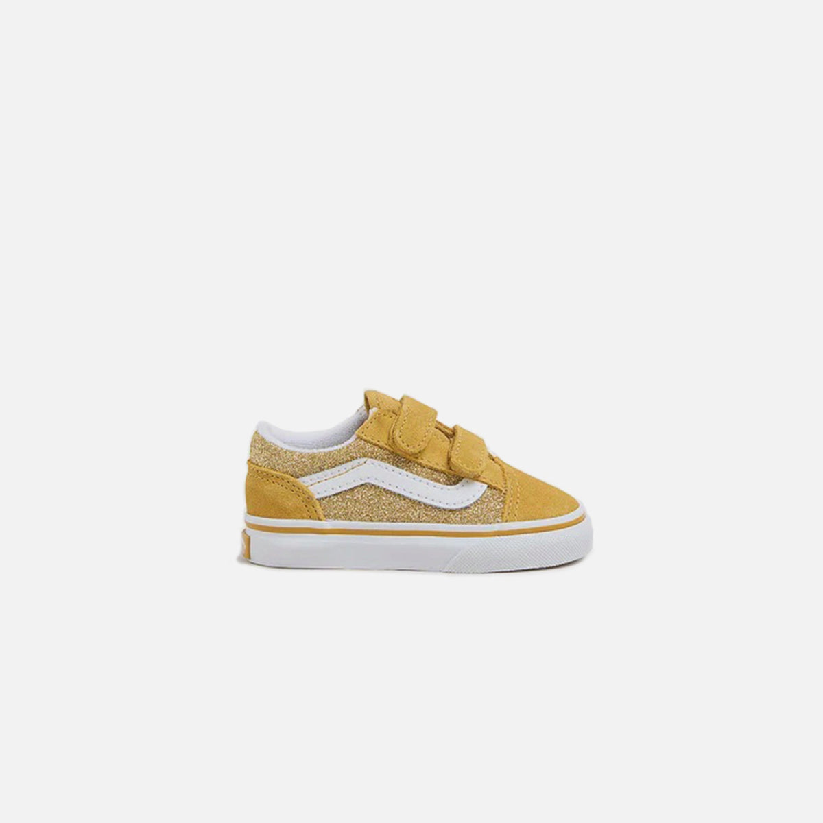 VANS TD Old Skool V Glitter - Champagne Gold | Kith Champagne Gold