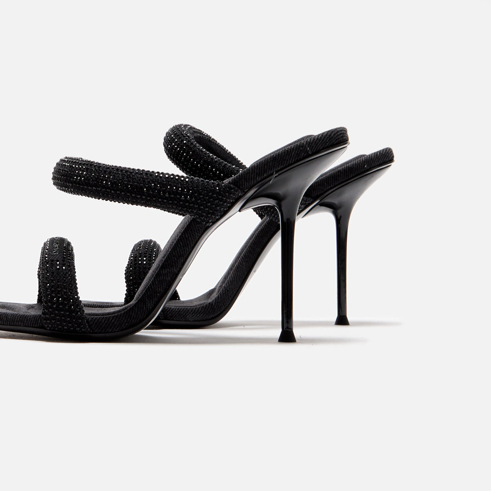 Alexander Wang Julie Tubular Sandal - Washed Black | Kith Washed Black