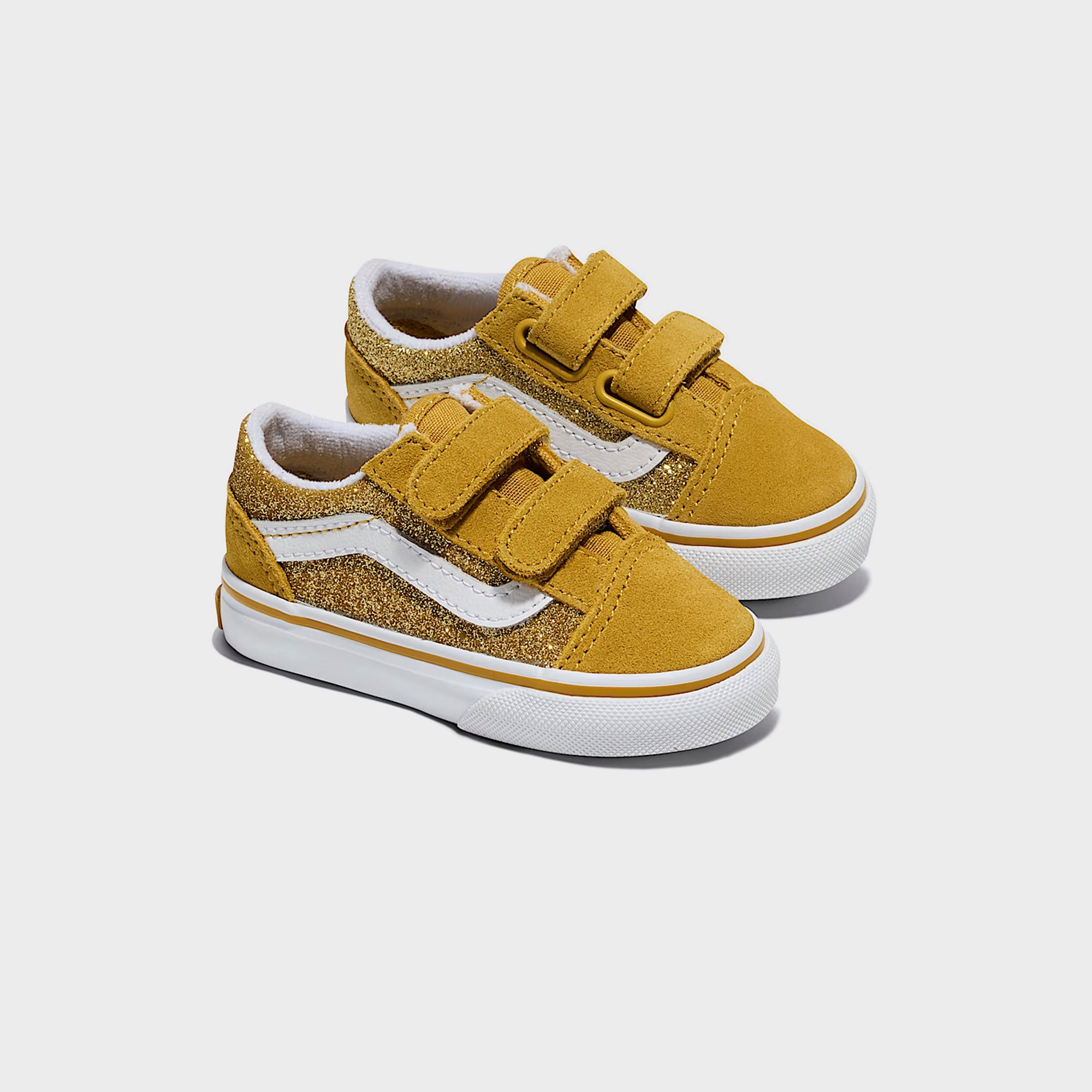 VANS PS Old Skool Glitter - Champagne Gold | Kith Champagne Gold