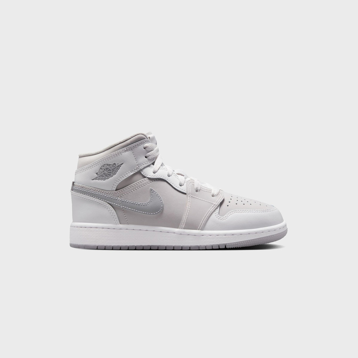 Jordan Air Jordan 1 Mid SE - Summit White / Metallic Silver | Kith Summit White / Metallic Silver