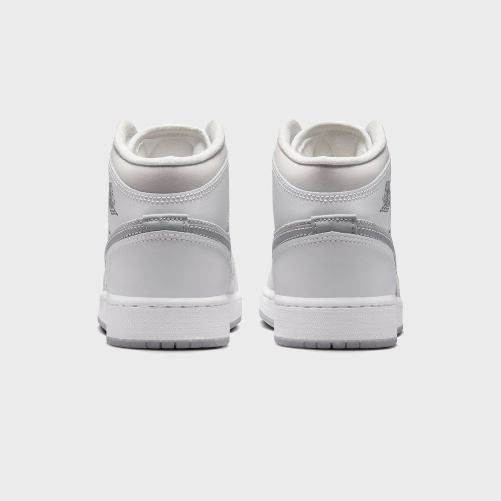 Jordan Air Jordan 1 Mid SE - Summit White / Metallic Silver | Kith Summit White / Metallic Silver