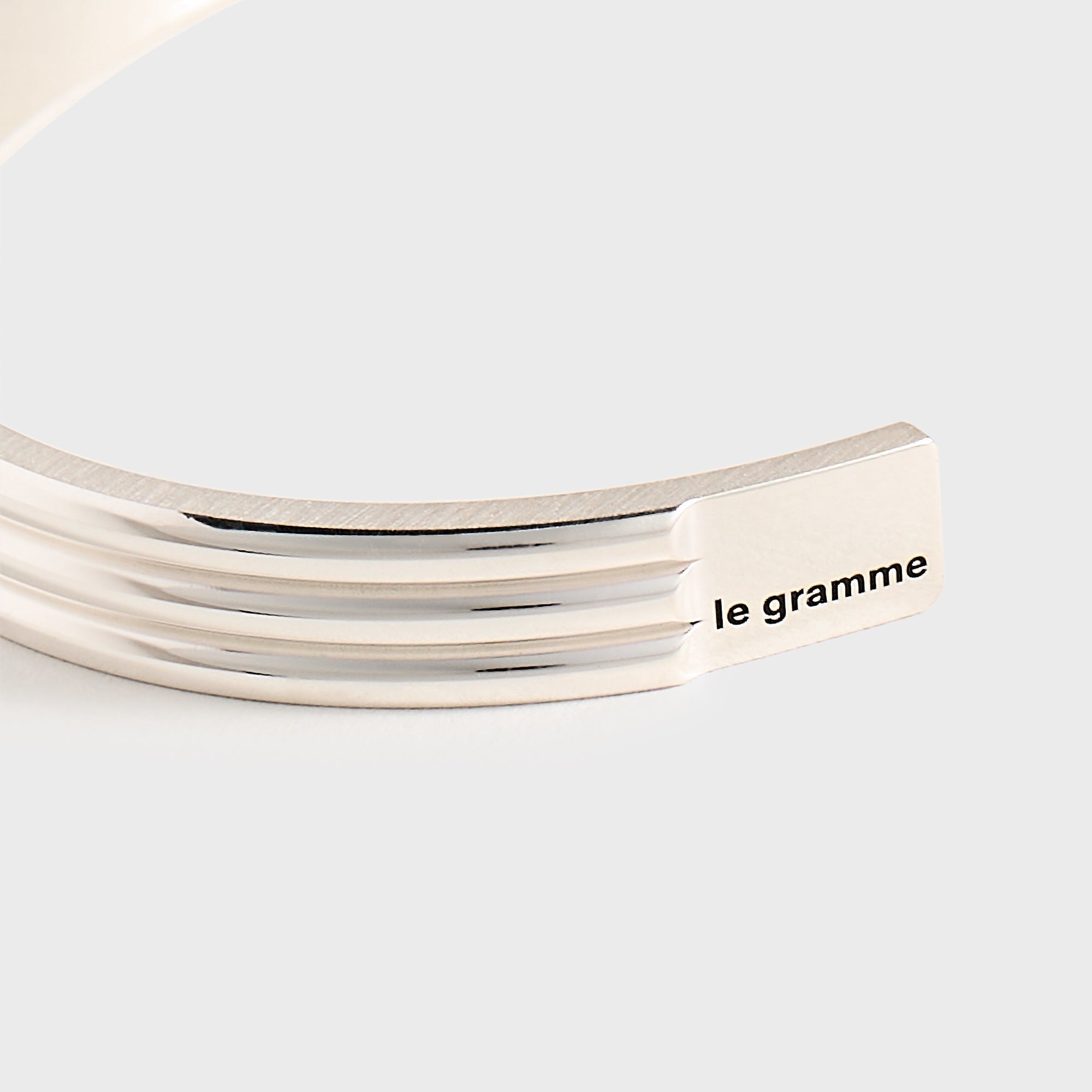 Le Gramme 30 Grammes Godron Bracelet Polished - Silver | Kith Silver