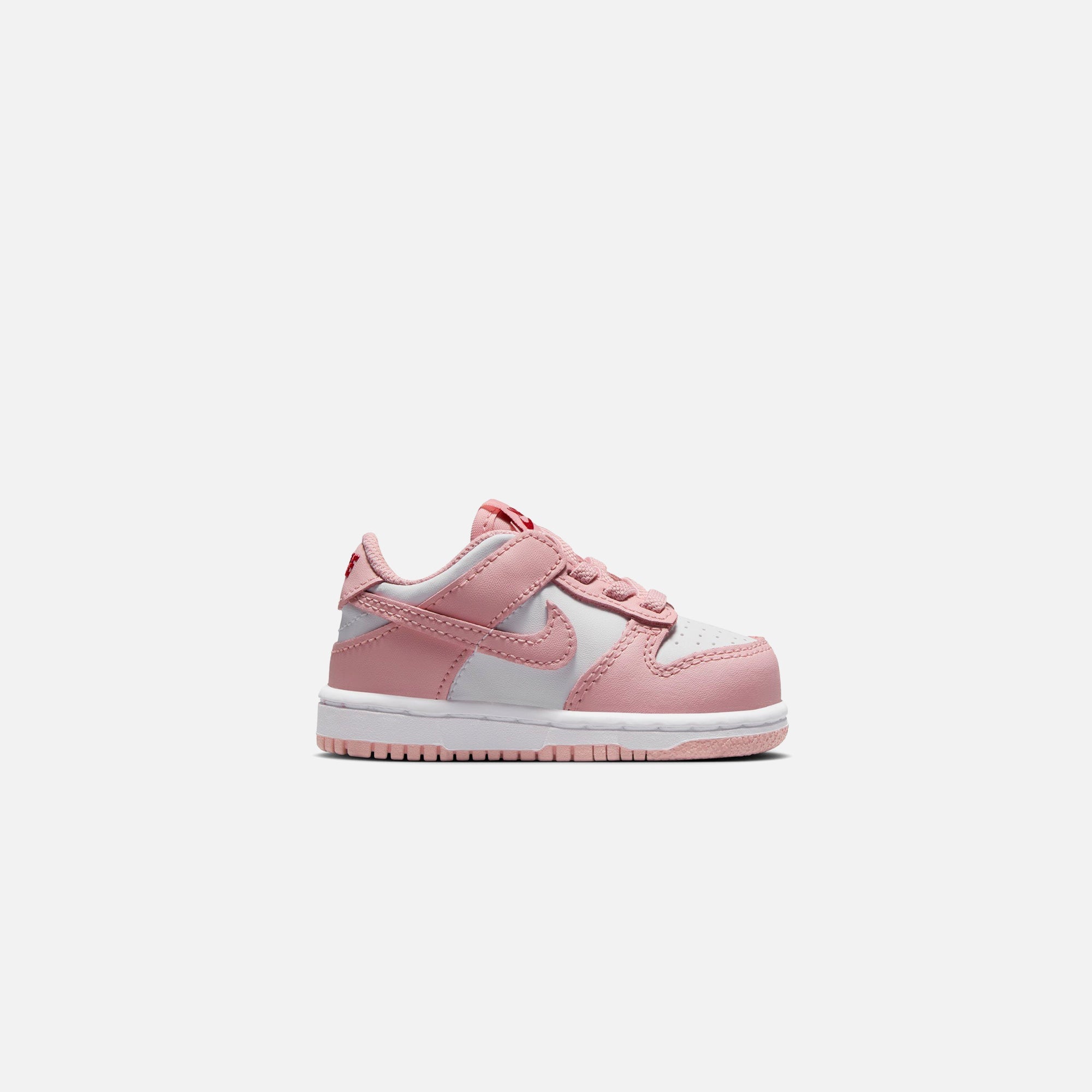 Nike TD Dunk Low - White / Pink Glaze / Pomegranate | Kith White / Pink Glaze / Pomegranate