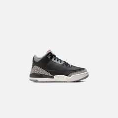 Jordan PS Air Jordan 3 Retro - Black / Fire Red / Cement Grey / Sail | Kith Black / Fire Red / Cement Grey / Sail