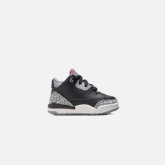 Jordan TD Air Jordan 3 Retro - Black / Fire Red / Cement Grey / Sail | Kith Black / Fire Red / Cement Grey / Sail