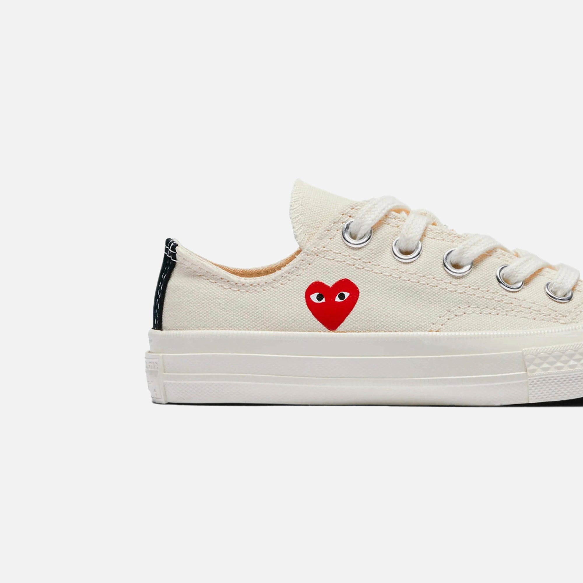 Comme Des Garçons Play x Converse Kids Chuck 70 Low Top - Beige | Kith Beige