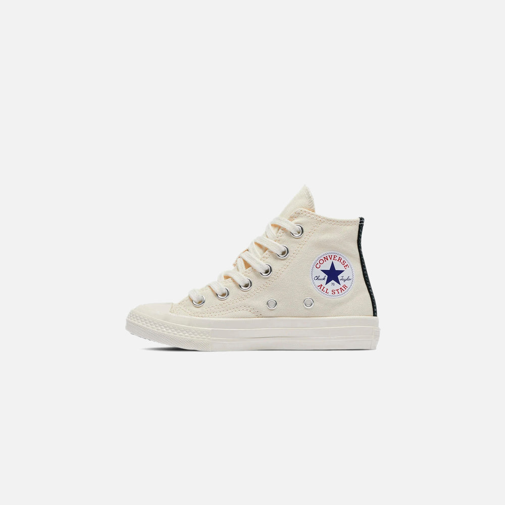 Comme Des Garçons Play x Converse Kids Chuck 70 High Top - Black | Kith Black