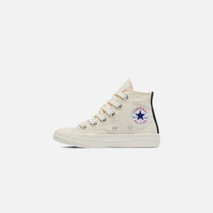 Comme Des Garçons Play x Converse Kids Chuck 70 High Top - Black | Kith Black