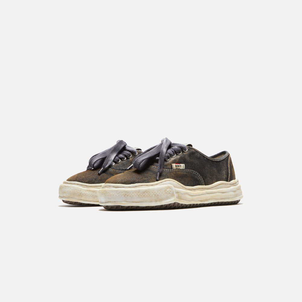 Mihara Yasuhiro Baker Original Sole Washed Denim Low-Top Sneaker - Bla | Kith Black