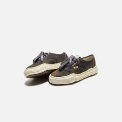 Mihara Yasuhiro Baker Original Sole Washed Denim Low-Top Sneaker - Bla | Kith Black