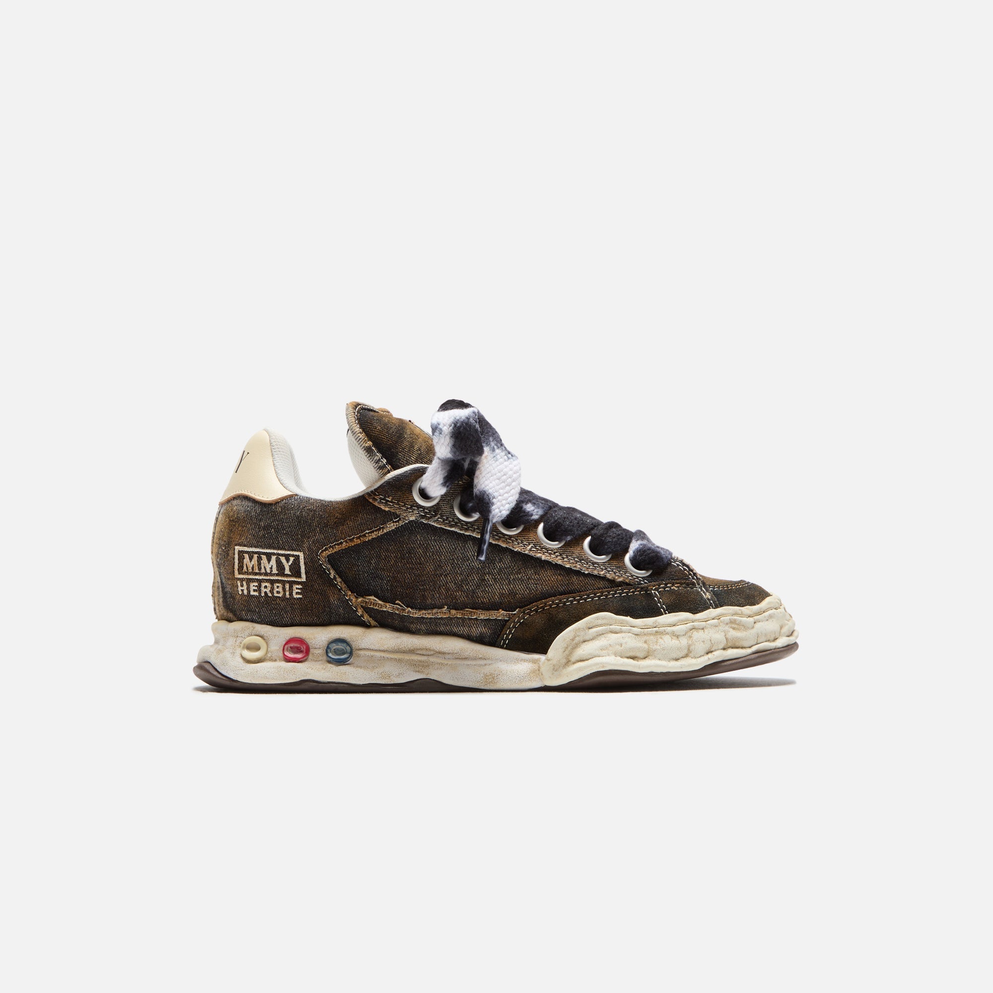 Mihara Yasuhiro Herbie Original Sole Puffer Canvas Low-Top Sneaker - B | Kith Black