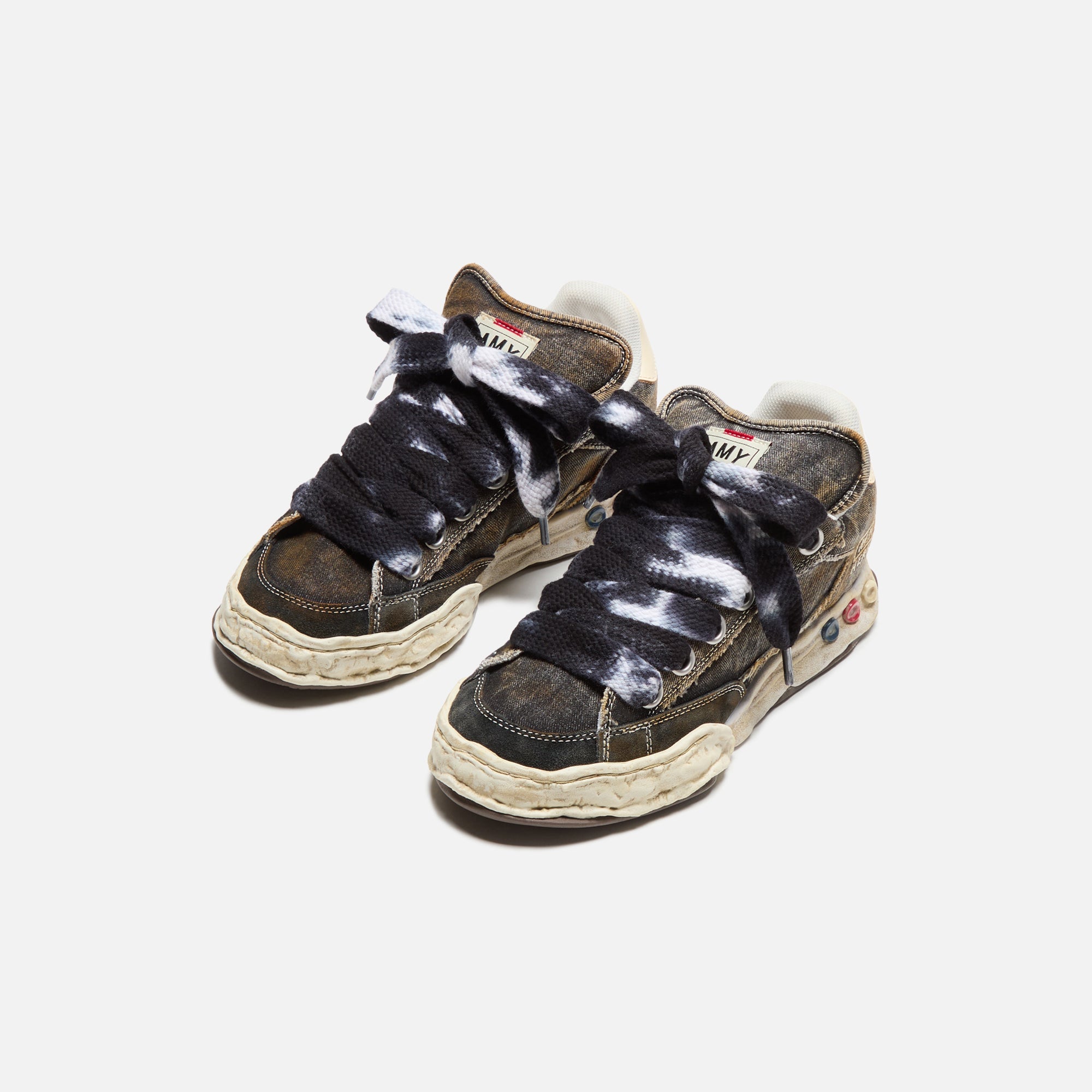 Mihara Yasuhiro Herbie Original Sole Puffer Canvas Low-Top Sneaker - B | Kith Black