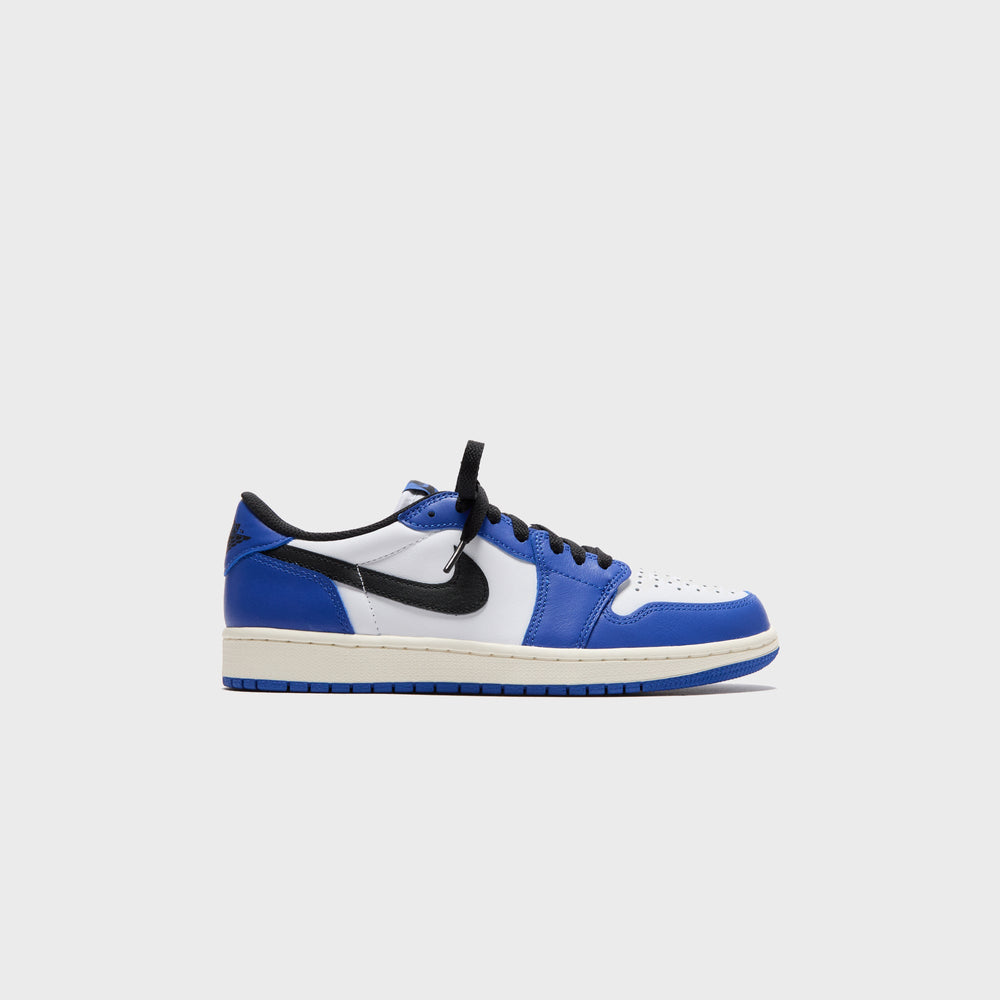 Jordan Air Jordan 1 Low OG - White / Black / Game Royal / Sail | Kith White / Black / Game Royal / Sail